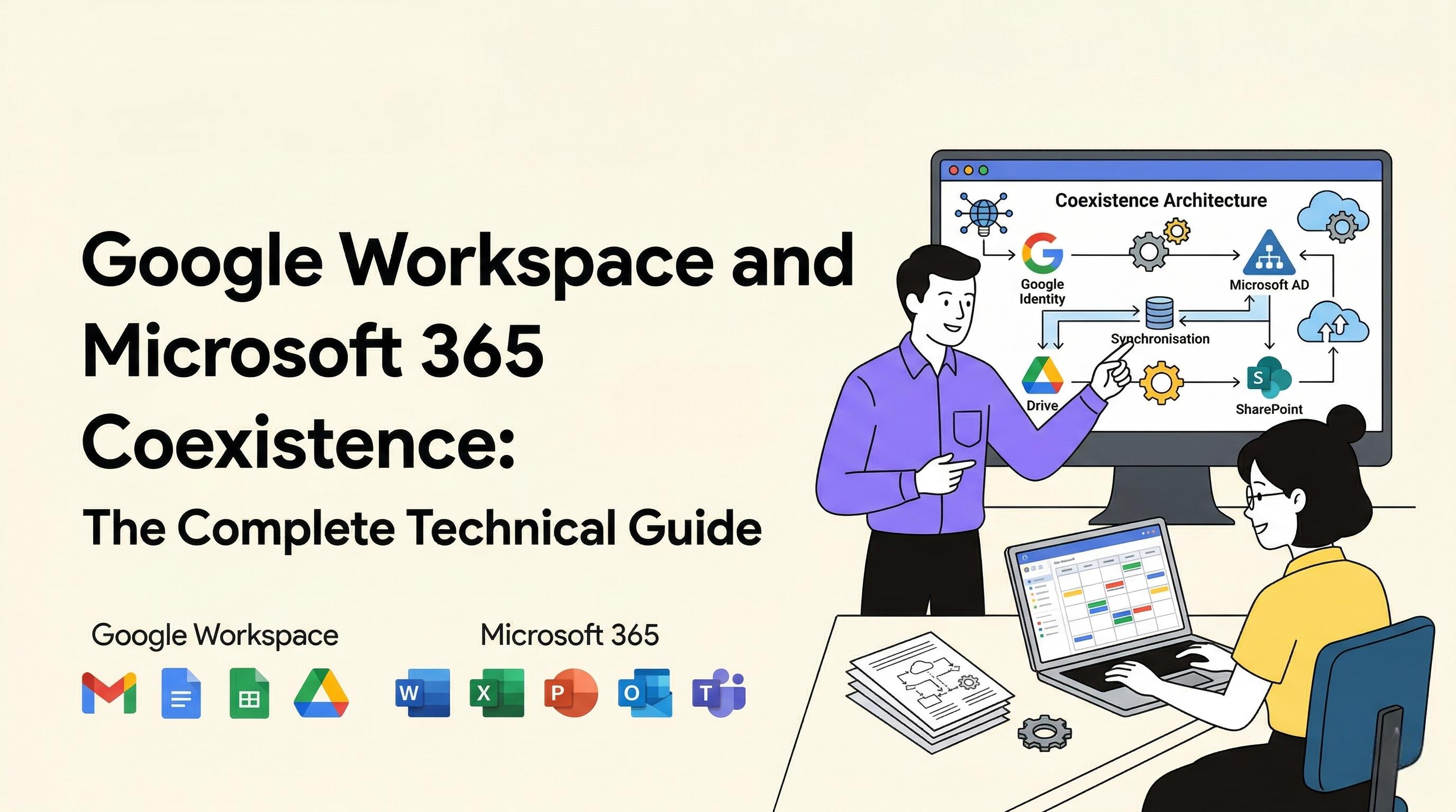 Google Workspace and Microsoft 365 Coexistence: The Complete Technical Guide